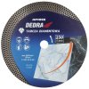 Disc diamantat cu segment de tip romb, disc pentru tăiere DEDRA H1056, tăiere la umed, tăiere la uscat, diametru 230 mm.