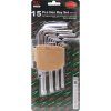 torx spanners with hole t6 t60 15 pcs