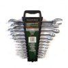 combination of combination spanners and open end spanners 12 pieces