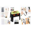 Set Universal Mare de Unelte ISMA cu 1500 de Componente - Cutie cu Scaun.