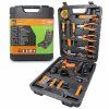 tool set with screwdriver 57 el case