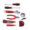 tool set 9 el combination pliers screwdrivers hammer