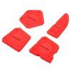 set of spatulas for removing excess silicone sealant