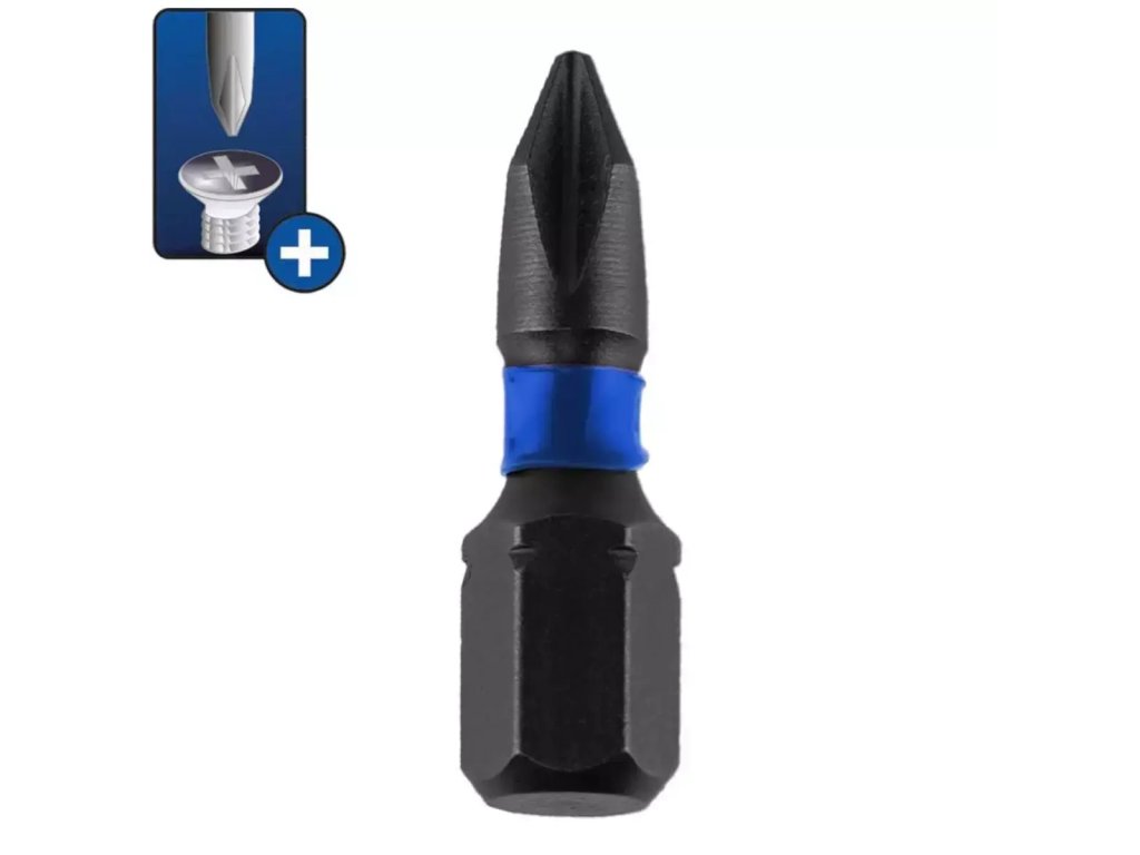 pol pl Koncowki wkretakowe udarowe bity udarowe Phillips DEDRA 18A52PH20 02 PH2x25mm 2szt blister 27370 1