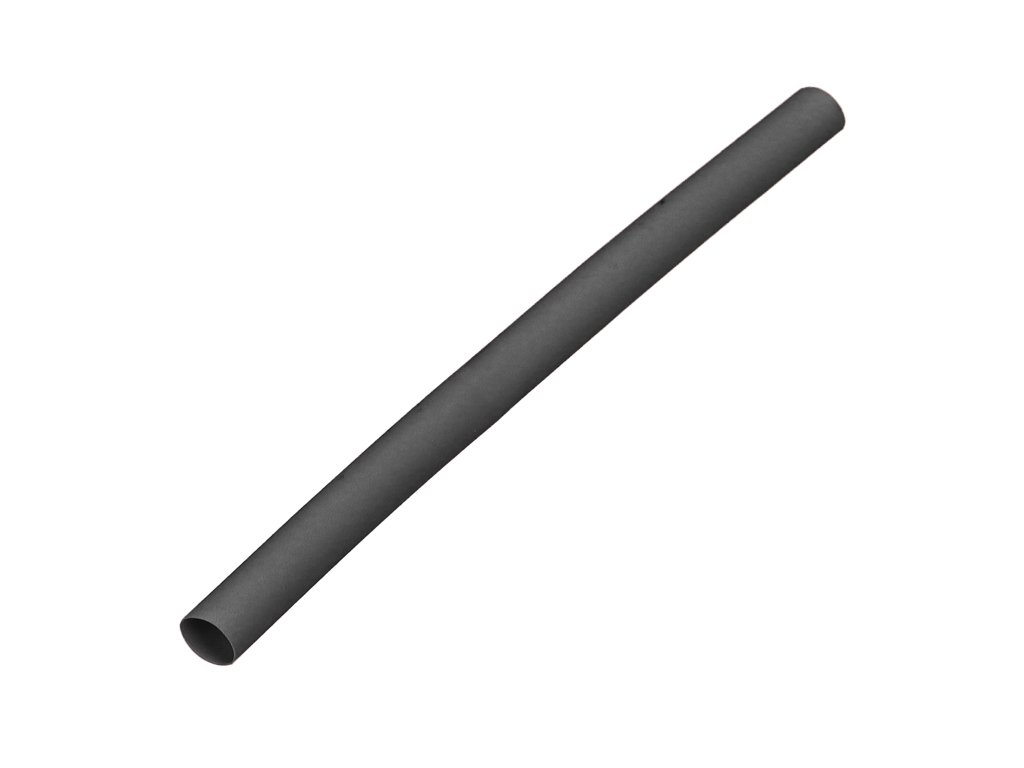 Skrčljiva cevka 6mm, 1m, črna, blister