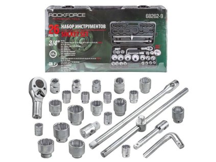 set of 3%252F4 12 point sockets in case 26el