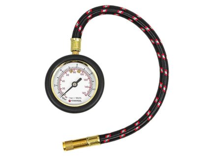 Manometer za tlak v pnevmatikah s fleksibilno cevjo 0-11 bar