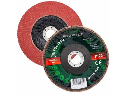 ROCKFORCE Lamelni brusni disk 150x22 P120