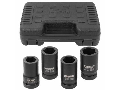 set of 1 27 36mm hexagonal impact sockets in case