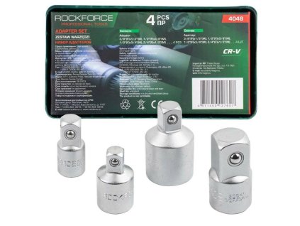 ROCKFORCE Komplet 4 DELNIH ADAPTORJEV OGLIČNIKI CR-V s KROGLOM ZAPORO