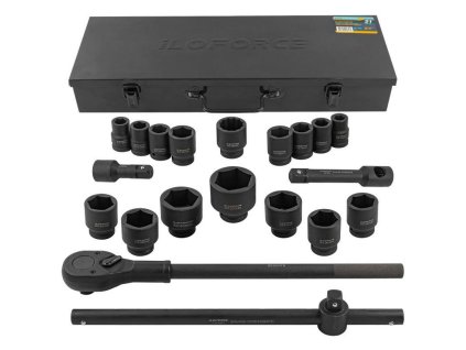 Komplet udarnih orodij 3/4" 21 kos.