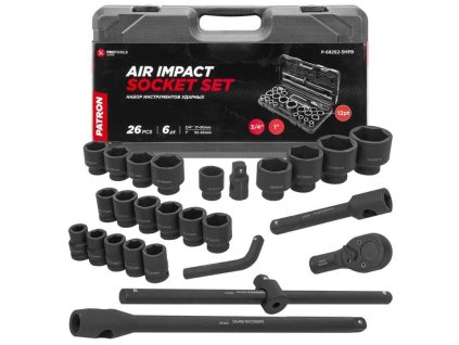 Set udarnih orodij 26 kosov, 3/4"