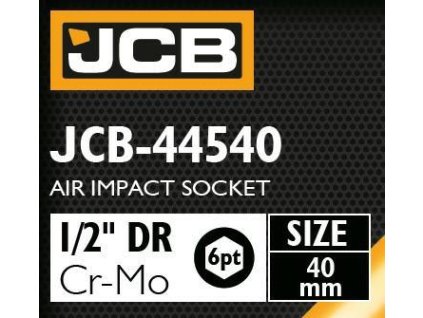 JCB Udarna glava 1/2" 40 mm 6-kraki Cr-Mo OREH
