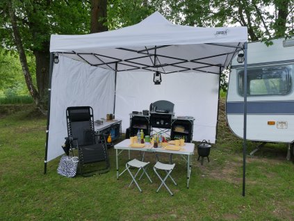 TRGOVINSKA ŠOTOR 3 X 3 M BELO *7465