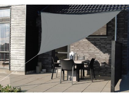 TROKOTNA SENČNICA PROTI SONCU SIVA 3,6 X 3,6 X 3,6M *0464
