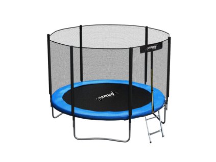 TRAMPOLINA 10FT 312 CM S LESTVIJO IN ZAŠČITNO MREŽO *9870