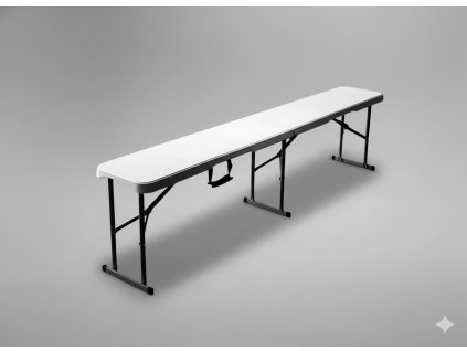 Skladiščna turistična/katering klop 180 x 28 x 43,5 cm *4758