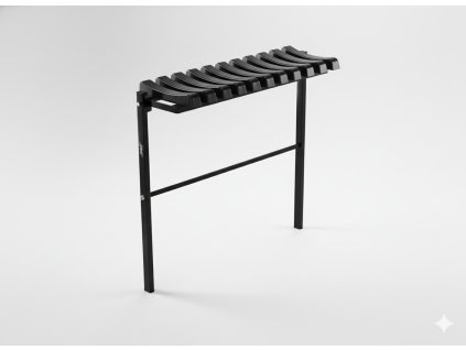 SKLADIŠČNA KLOP DOLŽINA 68 CM ČRNA *8275