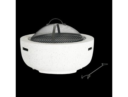 VRTNI KULINARSKI ŽAREC S POKRIVALO IN PLATNOM 60 x 60 x 42 CM *0131