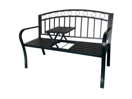 VRTNA KLUPA 127 x 53 x 84 CM Z ZLOŽLJIVIM MIZOM *0797