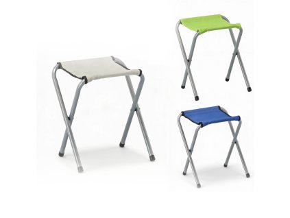 ZLOŽLJIVA TURISTIČNA/RYBAŠKA STOLEC 28x32x35 CM ZELENA/MODRA/BELA *3255