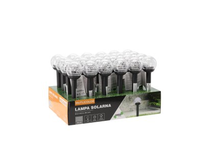 SONČNA LAMPA MULTICOLOR 6,5 x 6,5 x 34 CM, 1 KOS