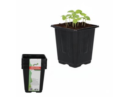 SET 9 PLASTIČNIH POTIKOV 9 x 9 x 10 CM