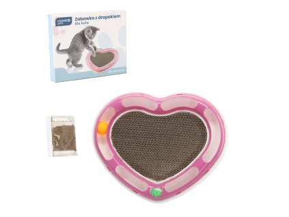 Igrača za mačke s praskalnikom SRCE 38 X 30 X 5 CM *7765