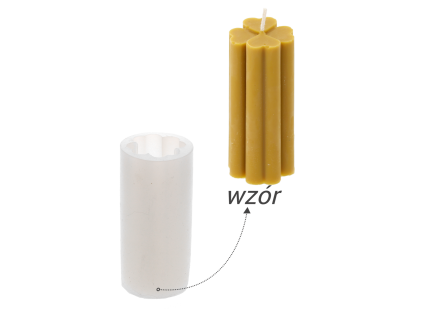 SILIKONSKA FORMA ZA SVEČKE DETELINA *2830