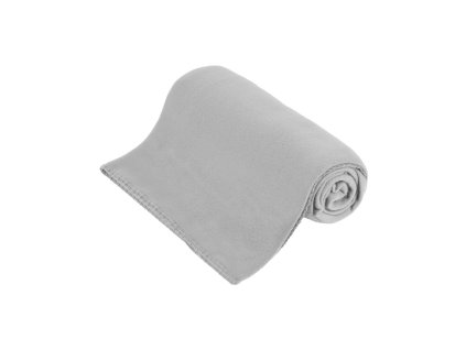 Flisasta odeja 130x150 cm TEESA - siva