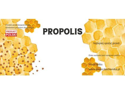 Set 100 etiket Propolis 116 x 50 mm *8337