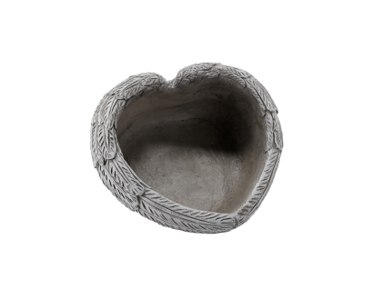 BETONSKA CEV PLOD SRCA - SIVA 23 X 23 X 12 CM *8837