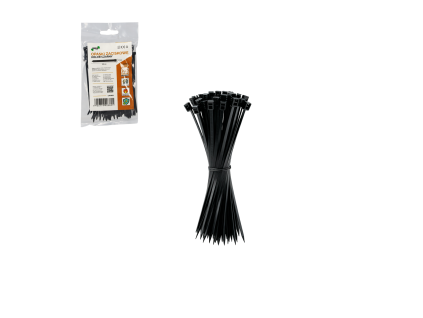 SET 100 LEPILNIH TRAKOV 2,5 x 100 MM ČRNI