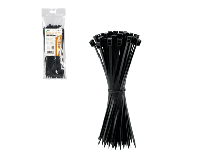 Set 100 sponk 3,6 x 200 mm črnih