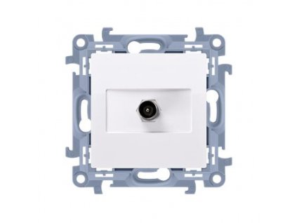 KONTAKT-SIMON vtičnica 1x SAT F modul bela CASFRJ455,01/11