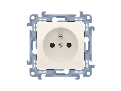 Vtičnica 250 V Simon 10 z zaščitami modul bež