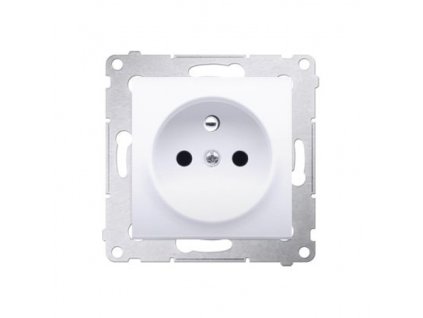 Vtičnica 250 V Simon 54 premium z zaščitami modul bela