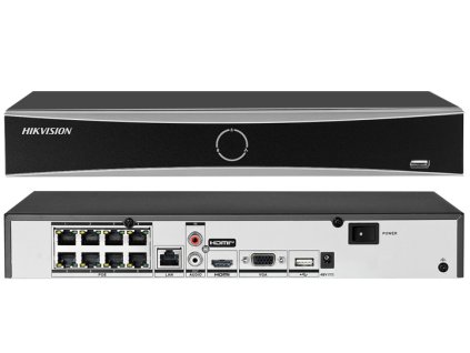 large ds 7608nxi k1 8p rejestrator ip 8 kanalowy do 12mpx 1x hdd 8x poe acusense hikvision 6931847175054