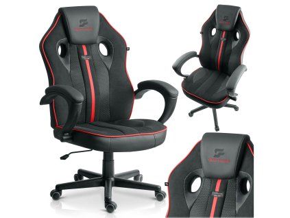 fotel gamingowy obrotowy krze 62398