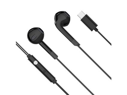 Slušalke z mikrofonom za USB-C Kruger&Matz C2 črne