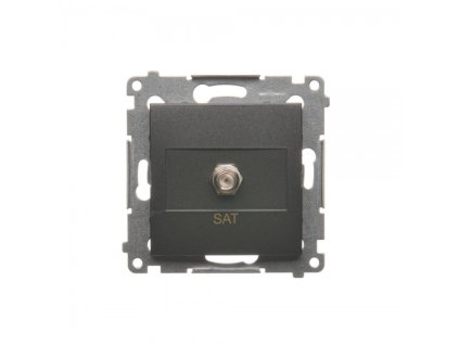 Vtičnica 1 x SAT "F" Simon 54 premium modul antracit