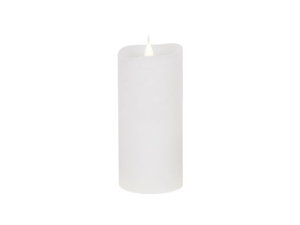 swieca woskowa led srednia rustic white 6ceb6b0edae544e1a999cd5e8cabc232 74a474ed