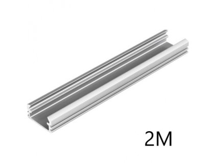 KOBI aluminijasti profil P2NA za LED trakove 2m K1PLP2NA2M