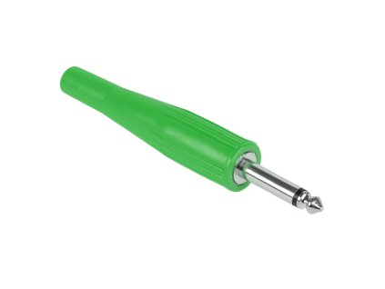 Mono vtičnica Jack 6,3 mm zelena