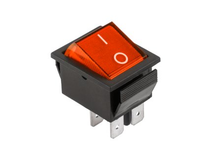 Rdeče nihajno stikalo 230V 4pin PRK0006B