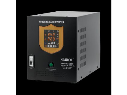 zasilacz awaryjny kemot prosinus 2200 przetwornica z czystym przebiegiem sinusoidalnym i funkcja ladowania 12v 230v 2200va 1600w kolor czarny 47f9636ba07e420bac431fd0111a3111 31f3d4c5