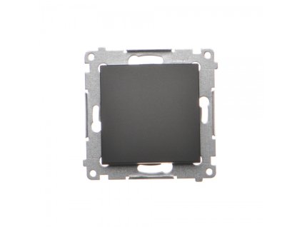 Stikalo Simon 54 brez piktograma modul črna mat