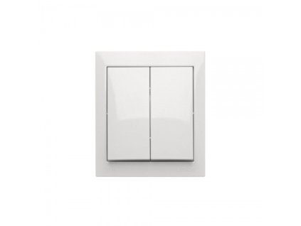 Stikalo IP44 Simon Aquaclick št.5 lesten bel