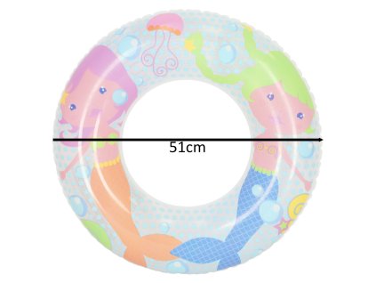 BETSWAY 36113 Kolo do plywania dmuchane 51cm syreny max 60kg 148281