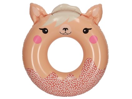 INTEX 59266 Plavalni obroček žival roza 6+